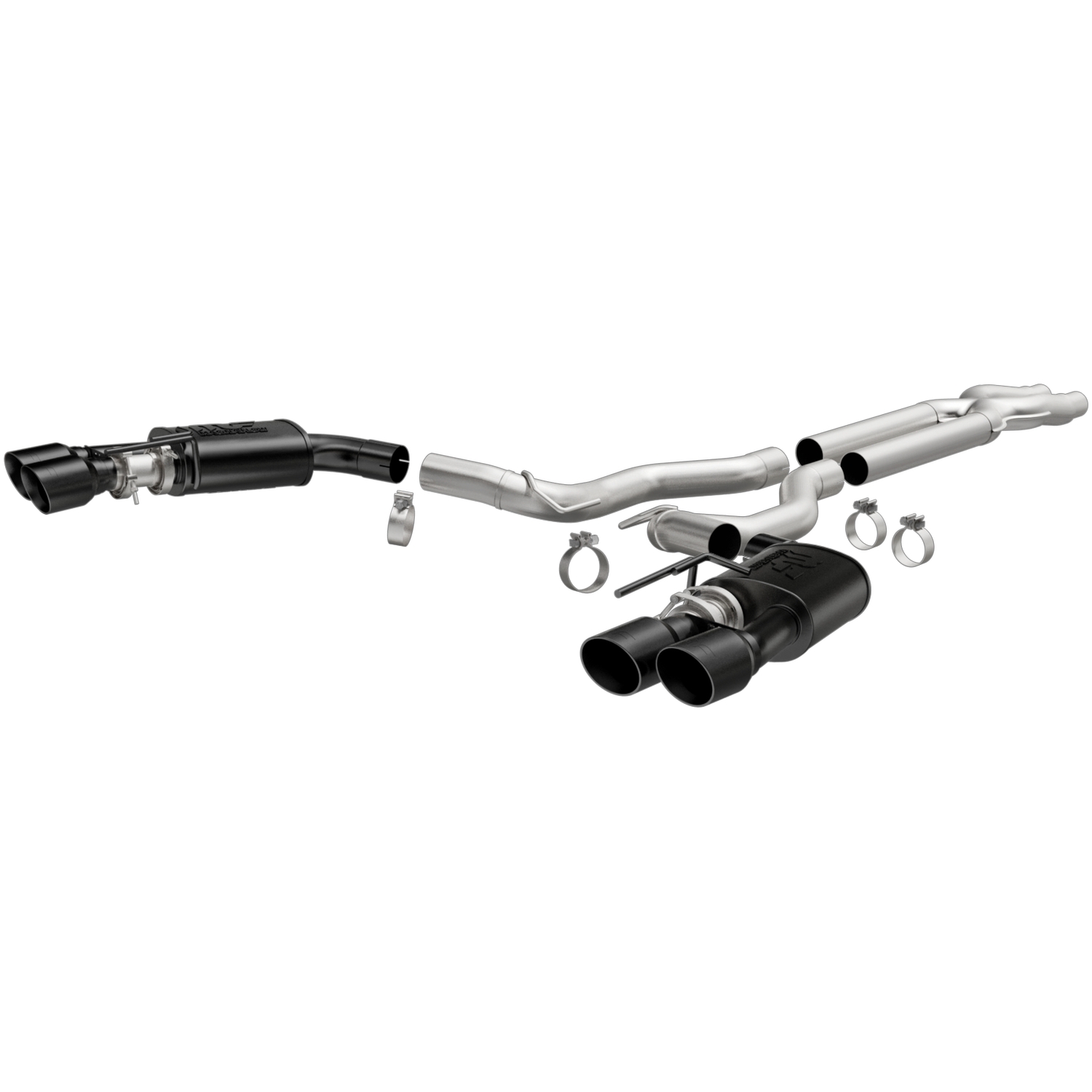 Competition Series Black Coated Cat-Back Exhaust System